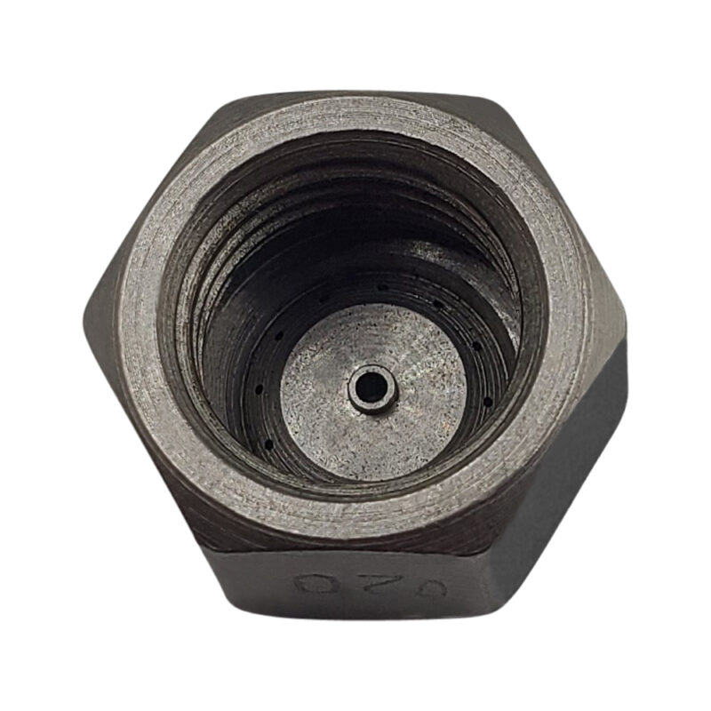 Nordson 1046128 Stainless Steel Unibody (12-Holes) AD-31 Spray/Swirl Nozzle Without O-ring 0.018" for industrial adhesive systems