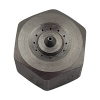 Nordson 755308 Stainless Steel Unibody (12-Holes) AD-31 Spray/Swirl Nozzle Without O-ring 0.020" for industrial adhesive systems